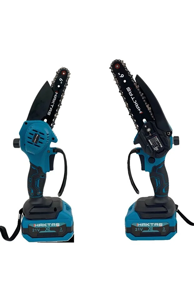 6 ürün 1 Arada Akülü Bahçe Bakım Seti 21V 3Ah (Hava Üfleme, Çit Budama, Dal